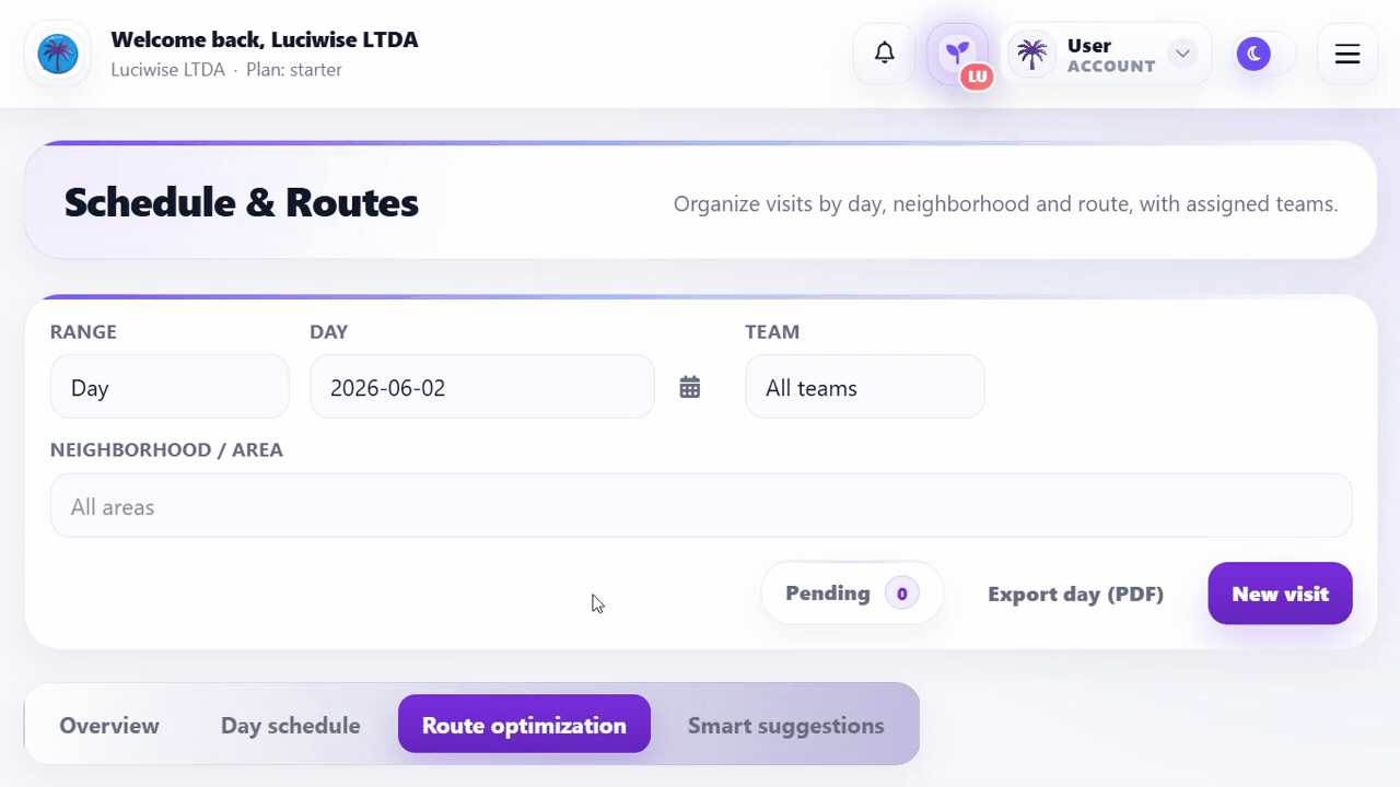 Scheduling & Workforce Control